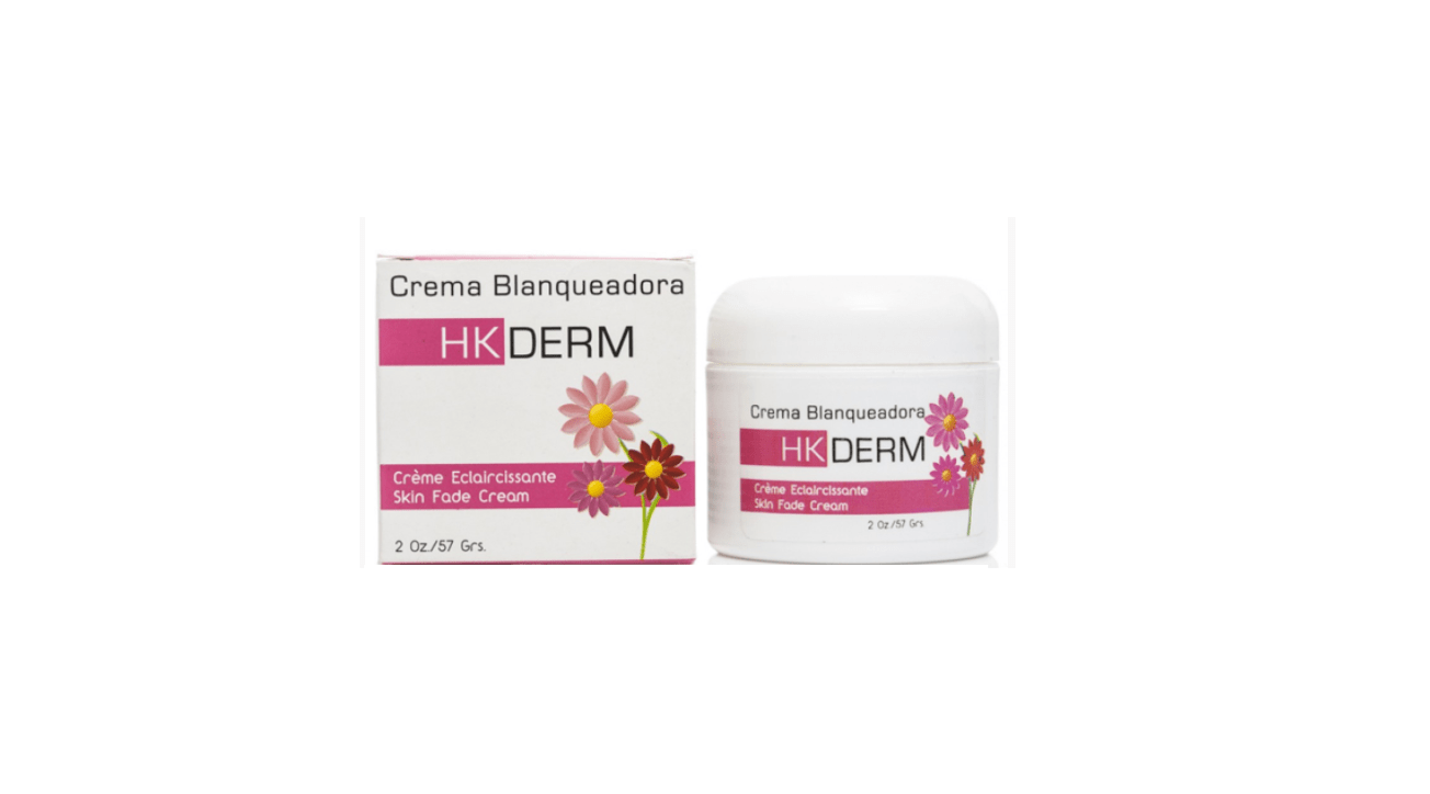 crema blanqueadora hk